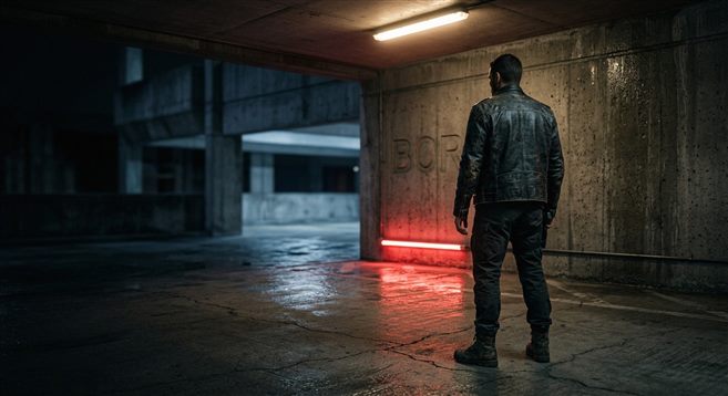 Spieler am Spieltisch mit Karten und Chips